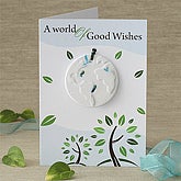 Personalized Flower Seeds Plantable Ornament Christmas Cards - 7591
