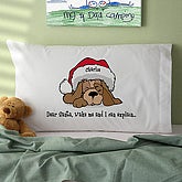 Dear Santa Personalized Christmas Pillowcase for Kids - 7663