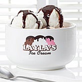 Personalized Ice Cream Bowls - 7691