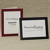 Company Logo Personalized Business Note Cards - 7699