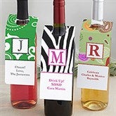 Personalized WIne Bottle Tags - Choose Your Design - 7744