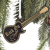 Personalized Guitar Christmas Ornaments - 7753