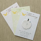 Personalized Flower Seed Baby Announcement - 7962