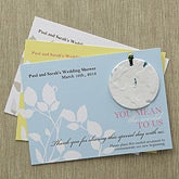 Personalized Flower Seed Ornament Greeting Card - 7968