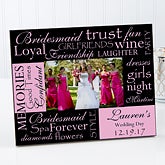 Bridesmaids Personalized Picture Frames - 8127