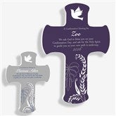 Confirmation Gifts - Personalized Wall Cross Keepsake - 8129