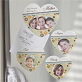 Personalized Photo Magnets - Our Hearts Belong To - 8184
