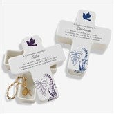 Personalized Ceramic Cross Box - Confirmation Blessings - 8189