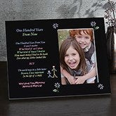 Personalized Inspirational Picture Frame - 100 Years From Now - 8225
