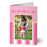 Personalized Photo Mothers Day Cards - Dots  Stripes - 8236
