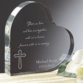 Personalized Heart Memorial Gift - Forever With Us In Memory - 8248
