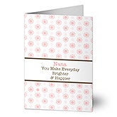 Personalized Mother's Day Greeting Cards - Brighter Days - 8263