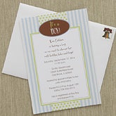 Personalized Baby Shower Invitations - It's A Boy - 8294
