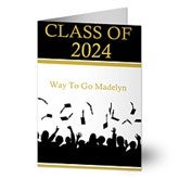 Personalized Graduation Cards - Hats Are Off - 8343