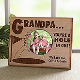 Personalized Golf Picture Frame - Hole In One - 8426