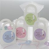 Personalized Baby Shower Gift Stickers - Baby Bump - 8449