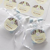 Baby Shower Personalized Favor Stickers - Oh Boy - 8457