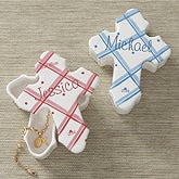 Personalized Cross Trinket Box - Prayerful Blessings - 8487