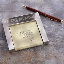Personalized Corporate Engraved Logo Note Holder - 8562
