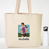 Workout Girl Personalized Tote Bag - 8565