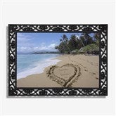 Personalized Door Mats - Sandy Beach Tropical Island Doormat - 8608