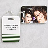 Personalized Photo Luggage Tag Set - 8613