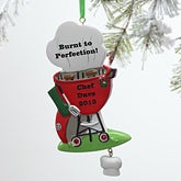 Personalized Christmas Ornaments - BBQ Grill - 8623