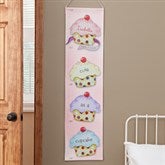 Personalized Girls Growth Chart - Cupcakes - 8678