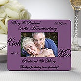 Personalized Picture Frame Anniversary Party Favors - 8693