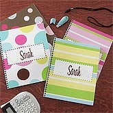 Personalized Notebooks for Girls - On The Go - Set of Two - 8708
