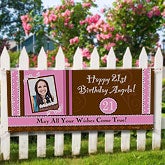 Personalized Photo Birthday Party Banner - Birthday Fun - 8724