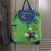 Personalized Airplane Backpack for Boys - 8732