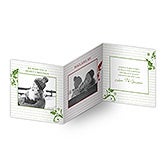 Family Is Forever Personalized Photo Christmas Cards - Tri-Fold - 8837