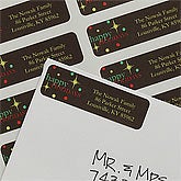 Personalized Family Milestones Holiday Return Address Labels - 8842