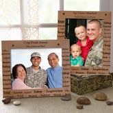 Personalized Military Picture Frame - 8&quot; x 10&quot; - 8932