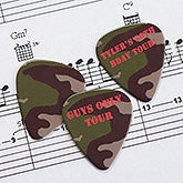 Personalized Guitar Picks - Camouflage - 9029