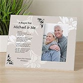 Personalized Memorial Picture Frame and Plaque - Prayer For You and Me - 9030