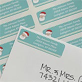 Personalized Santa's List Return Address Labels - 9051