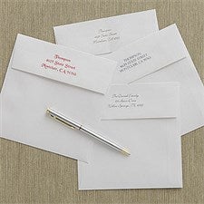 Personalized Return Address Imprinted Envelopes - 6" x 6" - 9063