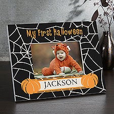 Personalized Babys First Halloween Photo Frame - 9110