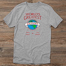 Personalized Custom Shirts and Accessories - Worlds Greatest Design - 9124