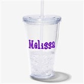 Personalized Reusable Drink Cup - Insulated Acrylic - 9153