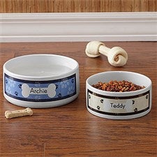Personalized Dog Bowls - Throw Me A Bone - 9159