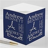 Personalized Sticky Note Cubes - Personally Yours - 9162