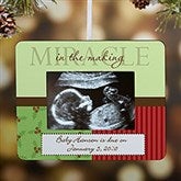Baby Announcement Personalized Christmas Ornament Frame - 9209