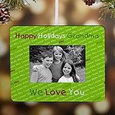 Personalized Christmas Ornament Frame - My Little Ones - 9214