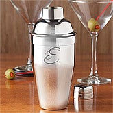 Personalized Cocktail Shaker with Initial Monogram - 9255
