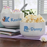 Personalized Bowl for Boys - Alphabet Animals - 9350