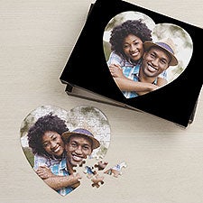 Personalized Photo Puzzle - Love Connection Heart - 9386