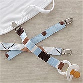 Boys Pacifier Clips - Set of Three - 9400